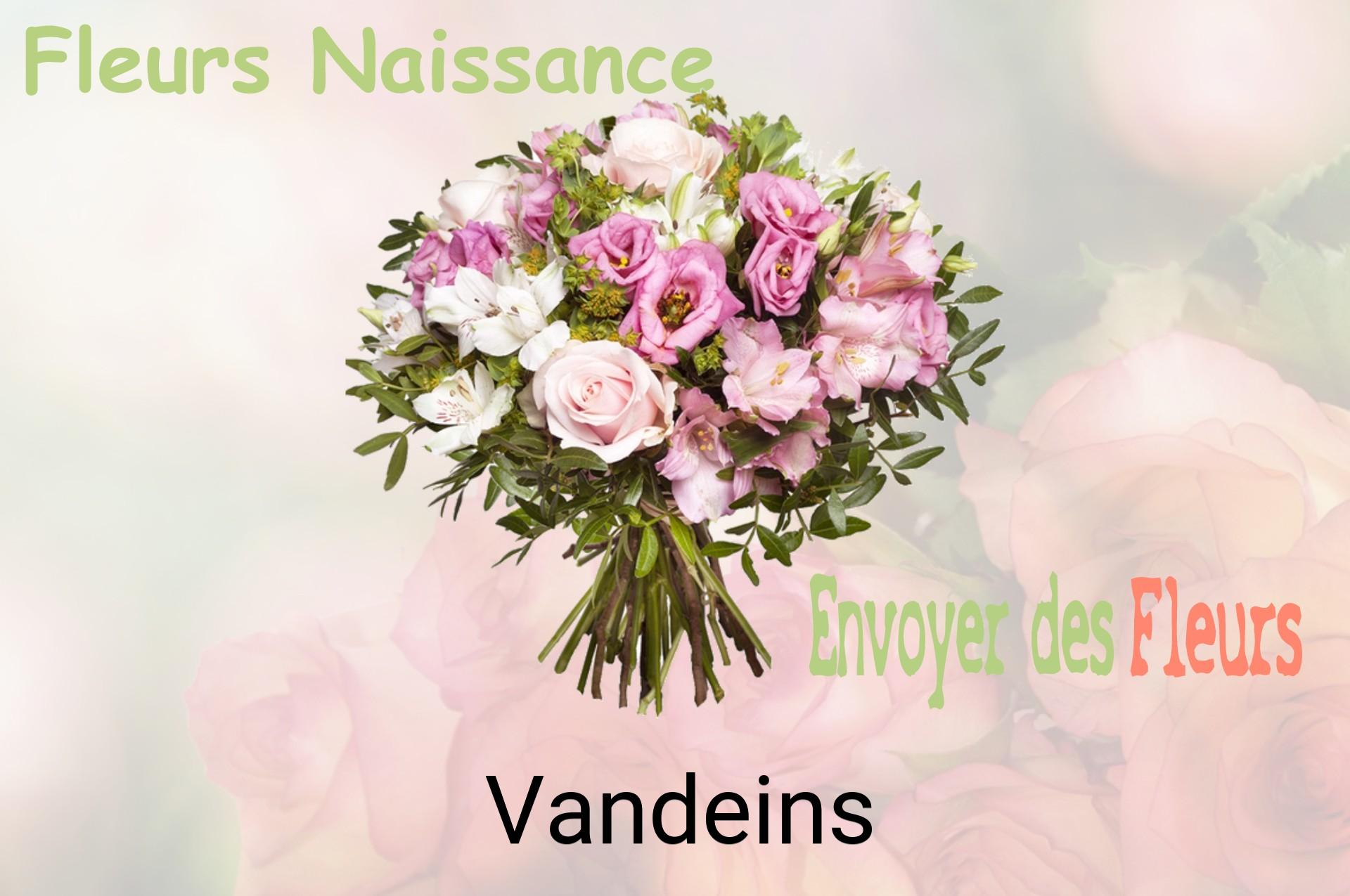 Bouquet de fleurs de naissance livré à Vandeins